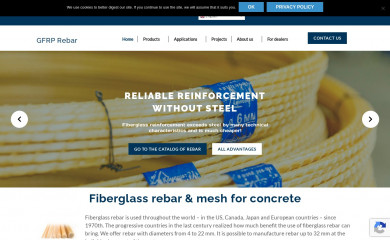 bestfiberglassrebar.com screenshot