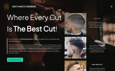 besthaircutbarbers.com.au screenshot