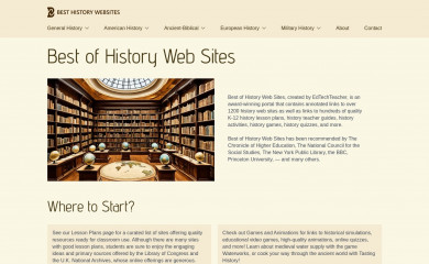 besthistorysites.net screenshot