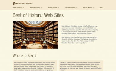 besthistorysites.net screenshot