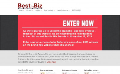 bestinbizawards.com screenshot