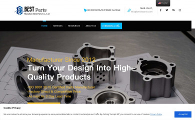 bestinparts.com screenshot