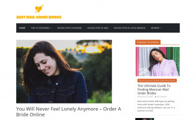 bestmailorderbrides.co.uk screenshot