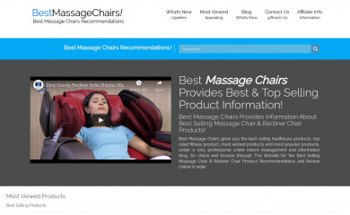 bestmassagechairs.in screenshot