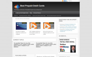 bestprepaiddebitcards.com screenshot