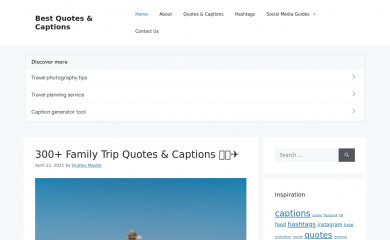 bestquotesandcaptions.com screenshot