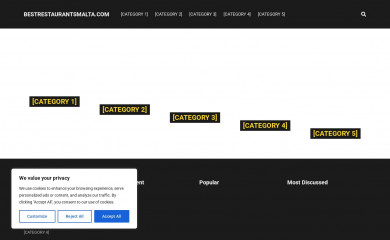 bestrestaurantsmalta.com screenshot
