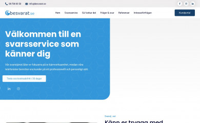 besvarat.se screenshot