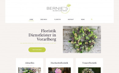 bernies-blumen.com screenshot