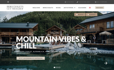 bergchalets-salzburg.at screenshot