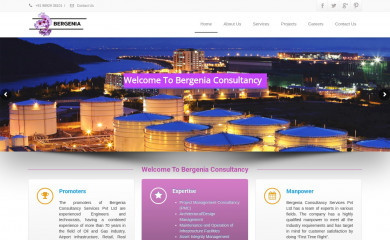 bergenia.in screenshot