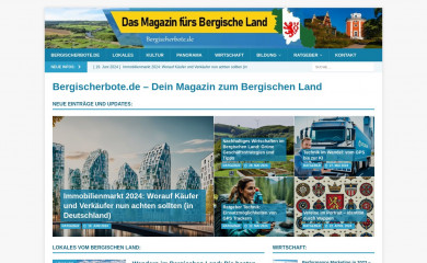 bergischerbote.de screenshot