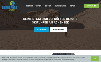 bergsport-achensee.at screenshot