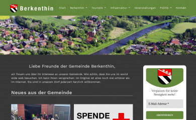 berkenthin.de screenshot