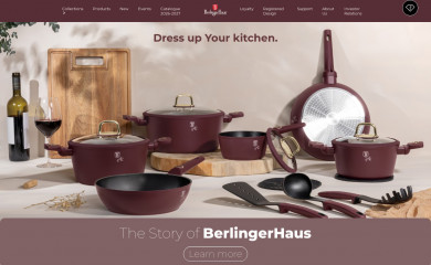 berlingerhaus.com screenshot