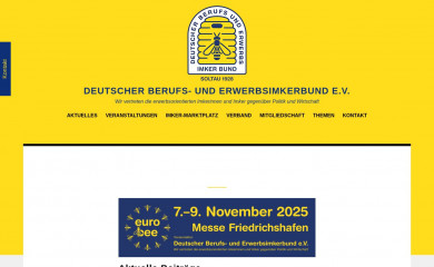 berufsimker.de screenshot