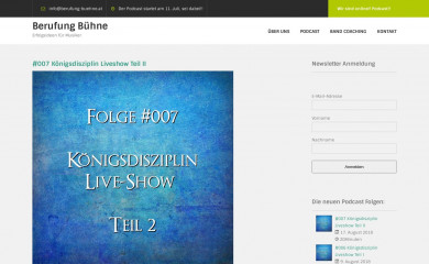 berufung-buehne.at screenshot