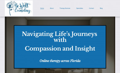 bewellwithincounseling.com screenshot