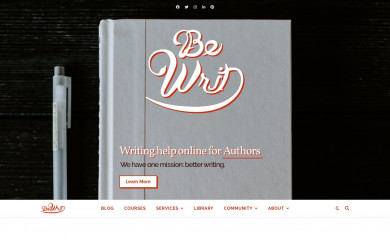 bewrit.com screenshot
