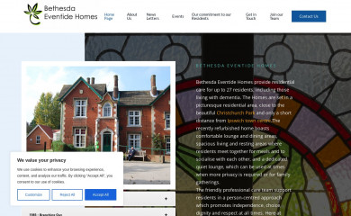 bethesdaeventidehomes.co.uk screenshot