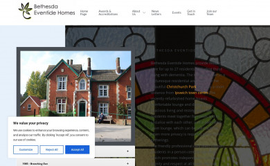 bethesdaeventidehomes.co.uk screenshot