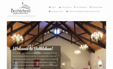 bethlehem-lutheran.org screenshot
