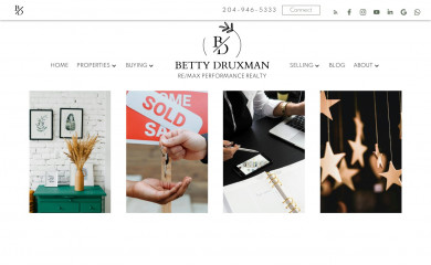 bettydruxman.ca screenshot