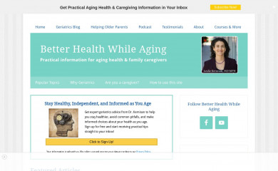 betterhealthwhileaging.net screenshot
