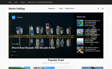 bettersailing.com screenshot