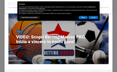 bettingmaniac.it screenshot
