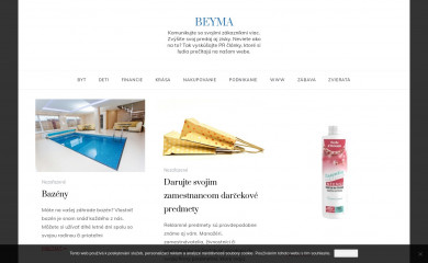 beyma.sk screenshot