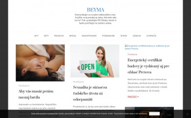 beyma.sk screenshot