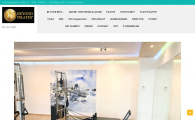 beyond-pilates.at screenshot