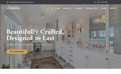 beyondcustomflooring.com screenshot