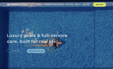 beyondpoolsinc.com screenshot