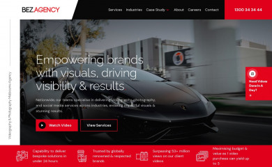bez.agency screenshot