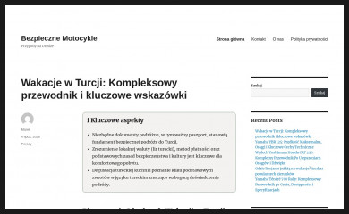 bezpiecznemotocykle.pl screenshot