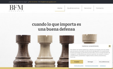 bfmabogados.com screenshot