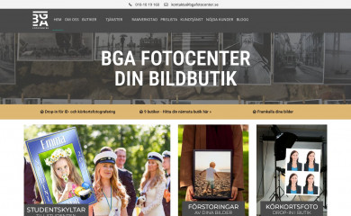 bgafotocenter.se screenshot