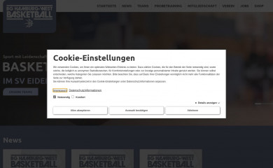 bghamburg-west.de screenshot