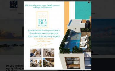bgluxuryrealestate.mx screenshot
