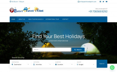 bhaktiyatraholidays.com screenshot