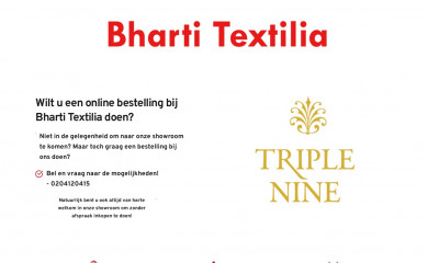 bhartitextilia.nl screenshot