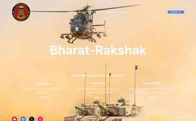 bharat-rakshak.com screenshot