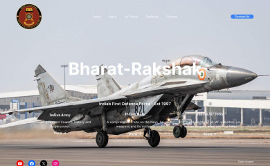 bharat-rakshak.com screenshot
