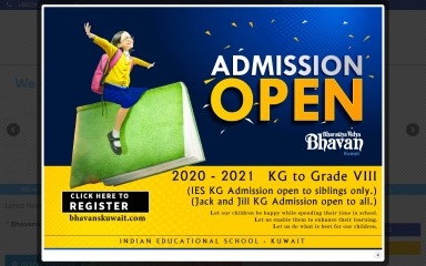 bhavanskuwait.com screenshot