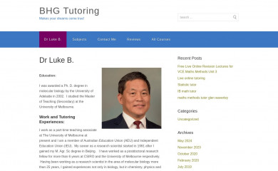 bhgtutoring.com.au screenshot