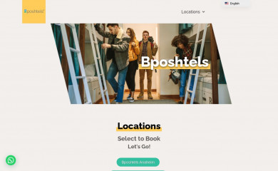 bhostels.com screenshot