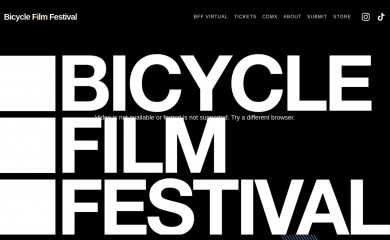 bicyclefilmfestival.com screenshot