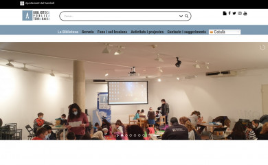 bibliotecaelvendrell.cat screenshot